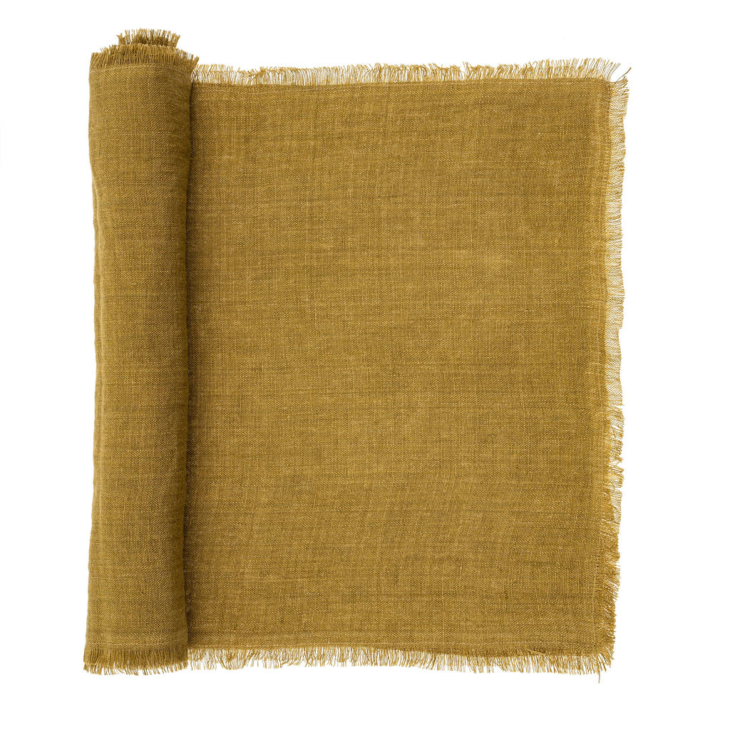 Cumin Linen Runner