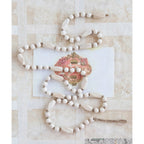 72" Paulowina Wood Bead Garland Decor