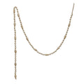 72" Paulowina Wood Bead Garland Decor