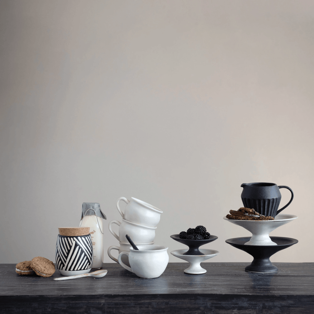 White Glazed Stoneware Mug