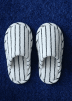 Thin Striped House Slippers