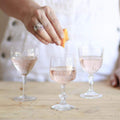 Glamorous Vintage Wine Glass Eclectic Pair
