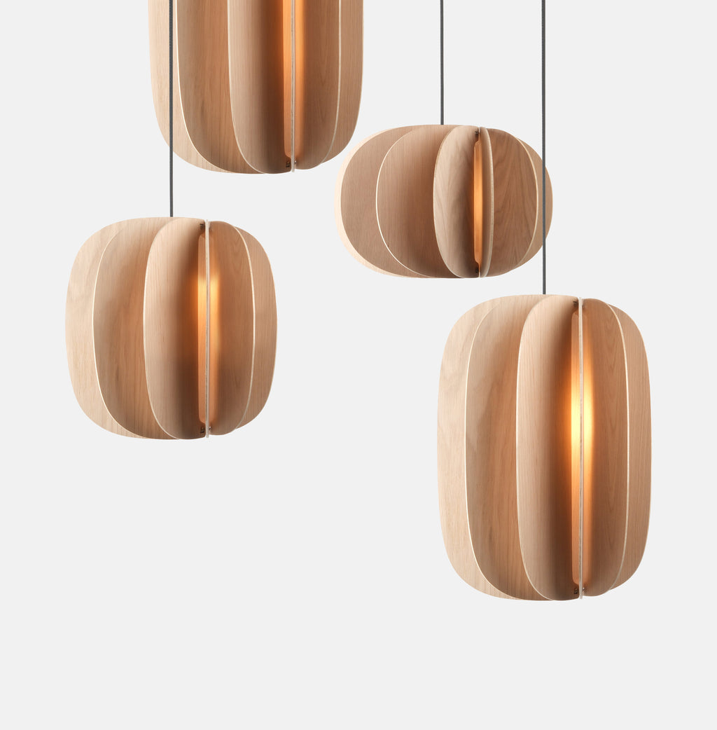 Fin III Pendant fabric cord and canopy