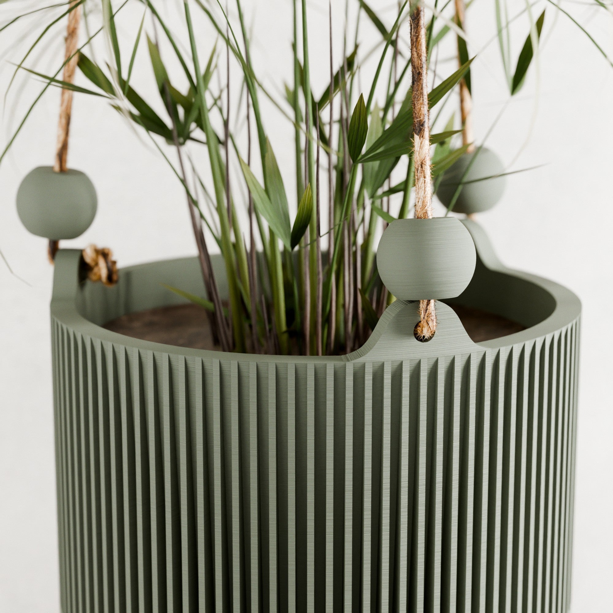 Hanging Sakura Planter from Modernized Pottery