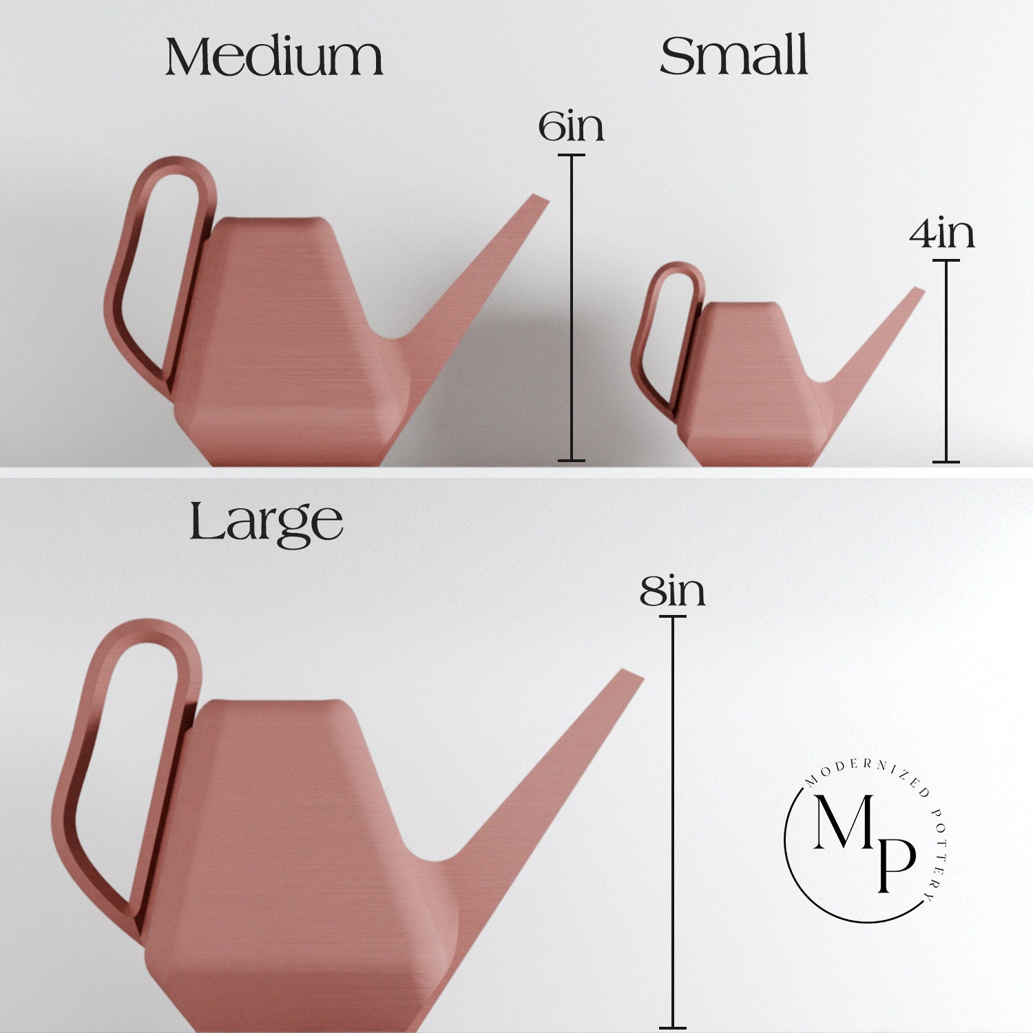 Passage Watering Can from Modernized Pottery