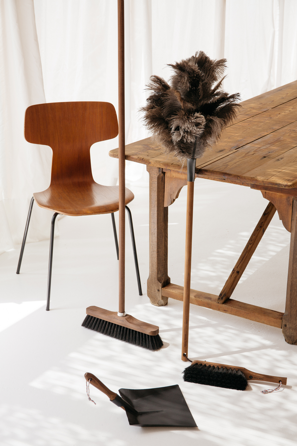 Andree Jardin "Heritage" Ash Wood Broom Handle