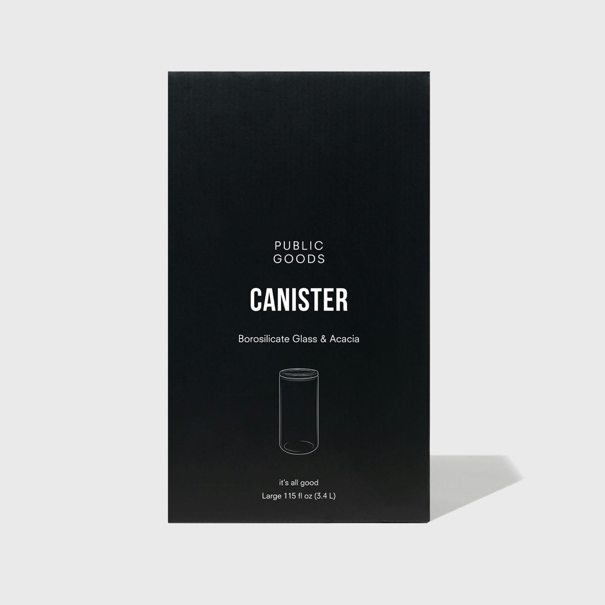 Large Glass Canister