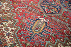 Full overhead view of Mehrivan carpet 9.5x12.5