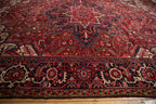 Vintage Heriz Carpet 10x13, hand-knotted one of a kind piece