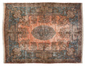 Vintage Cyrus Crown® Kerman Carpet 13.5x17, hand-knotted one of a kind piece