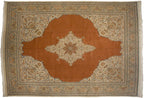 Vintage Tabriz Carpet 12.5x17.5, hand-knotted one of a kind piece