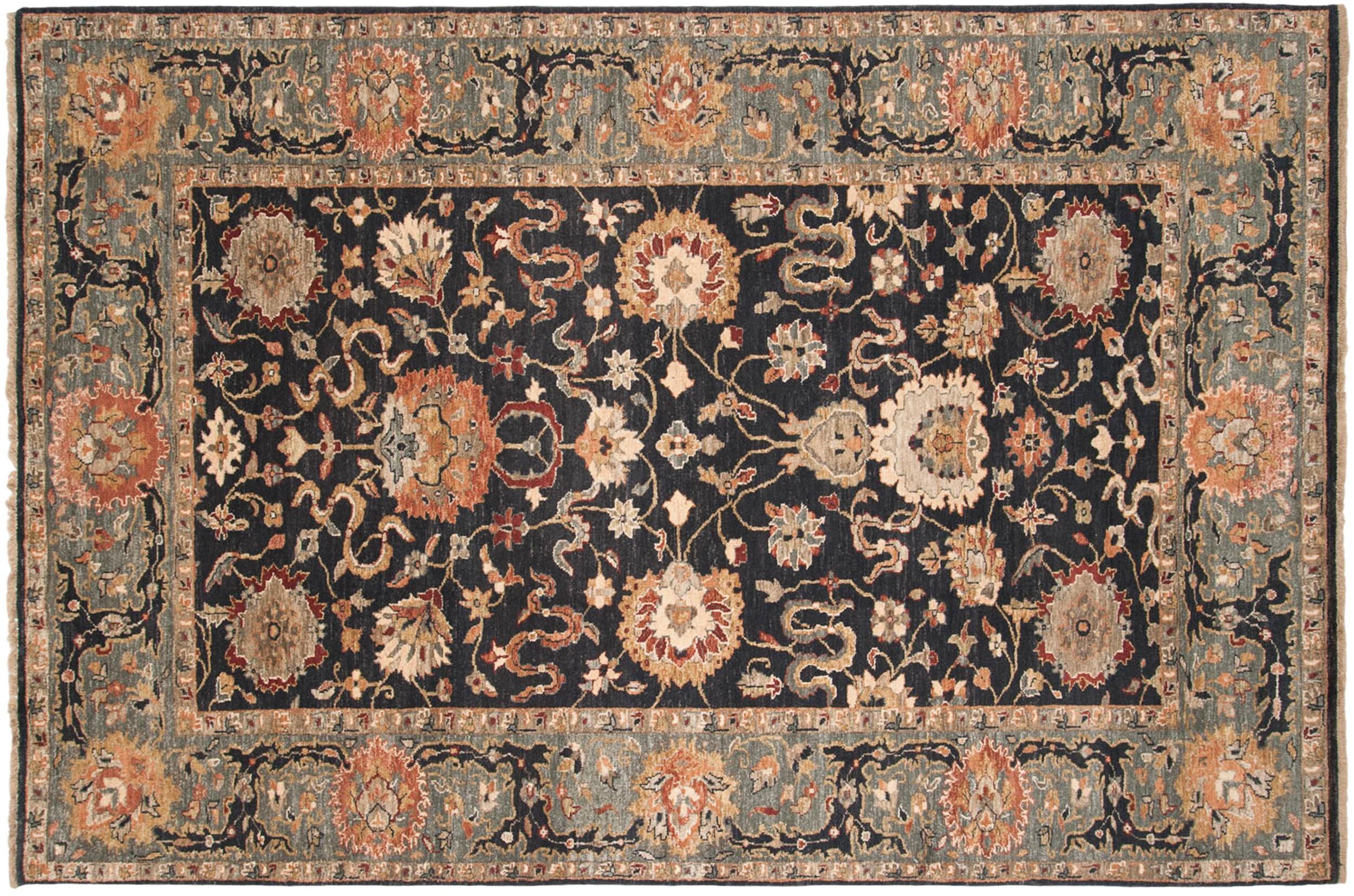 New Agra Carpet 6x9, hand-knotted one of a kind piece