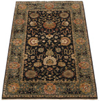 Full overhead view of Agra carpet 6x9