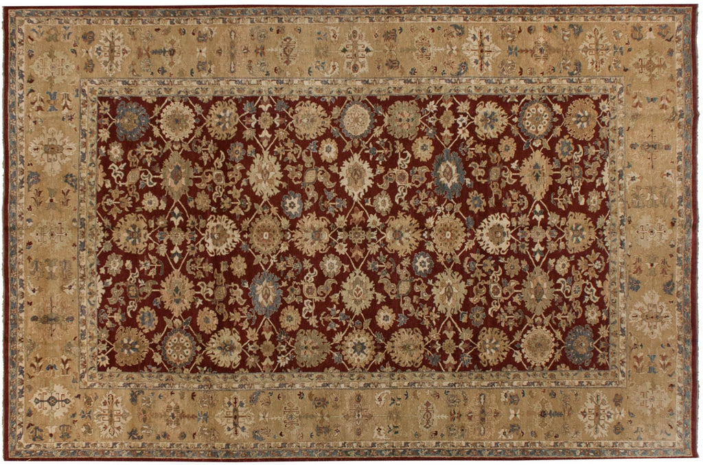 New Agra Carpet 12x18, hand-knotted one of a kind piece