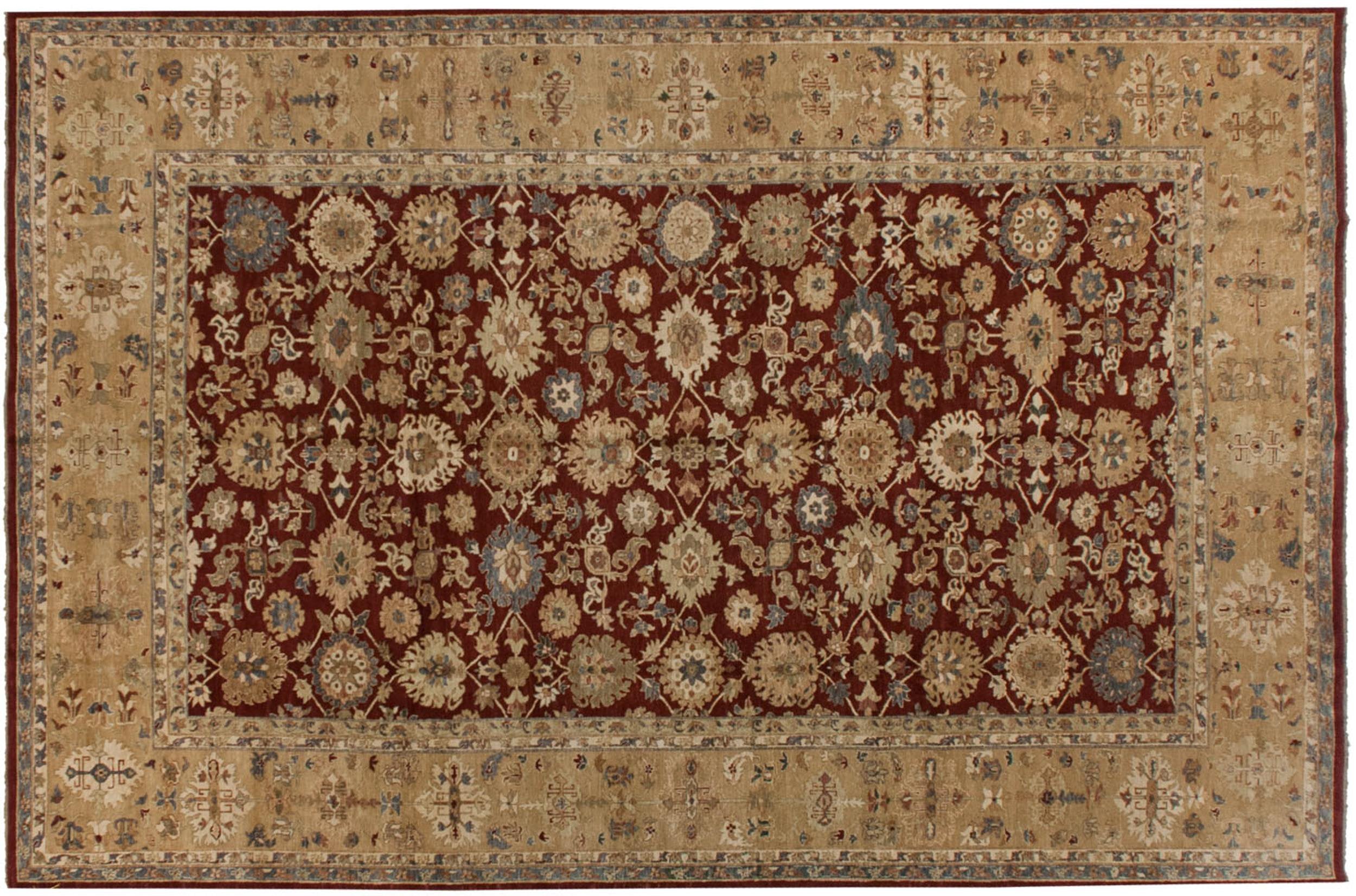 New Agra Carpet 12x18, hand-knotted one of a kind piece
