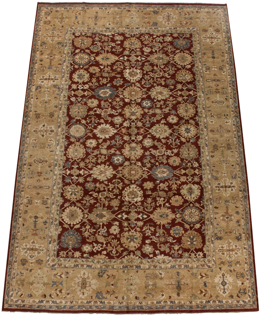 Full overhead view of Agra carpet 12x18