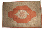 Vintage Tabriz Carpet 10x14.5, hand-knotted one of a kind piece