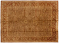 New Gold Wash Indian Oushak Carpet 10x13.5, hand-knotted one of a kind piece
