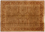 New Gold Wash Indian Oushak Carpet 10x13.5, hand-knotted one of a kind piece