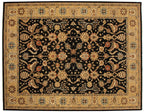 New Pakistani Sultanabad Carpet 9x11.5, hand-knotted one of a kind piece
