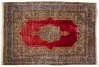 Full overhead view of Cyrus Crown® Kerman carpet 10x14.5