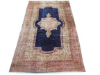 Vintage Kerman Carpet 11.5x21, hand-knotted one of a kind piece