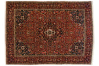 Vintage Bakhtiari Carpet 11x15, hand-knotted one of a kind piece