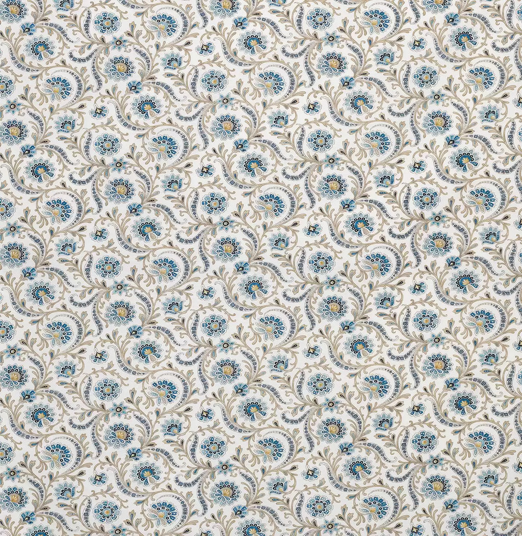 Les Indiennes Baville Blue -Fabric