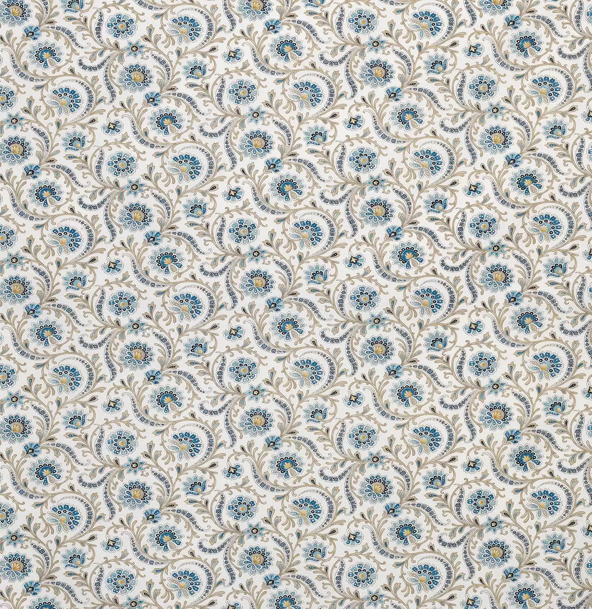 Les Indiennes Baville Blue -Fabric