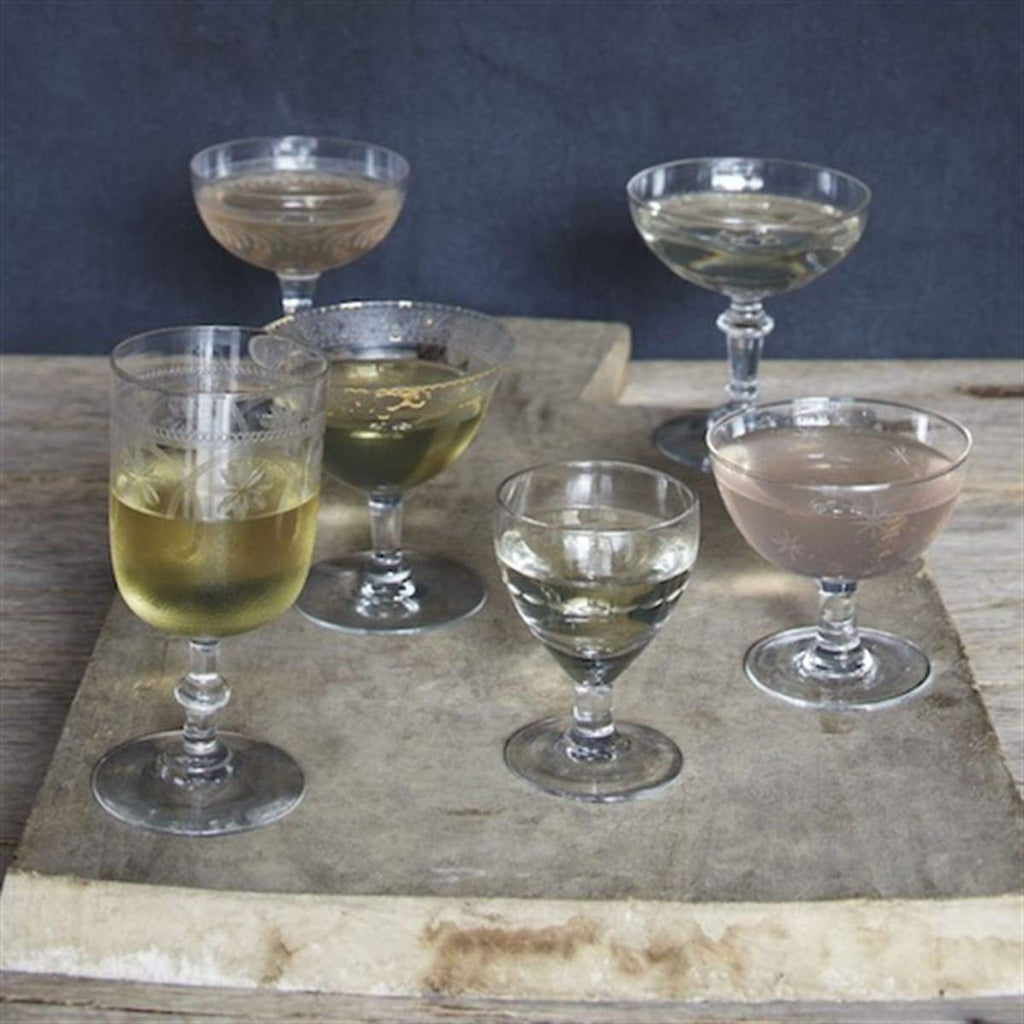 Pair of Glamorous Vintage Apero Glasses