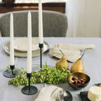 Kent Black Taper Candle Holder, Medium