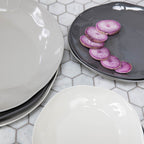 Tam Stoneware Platter, Slate