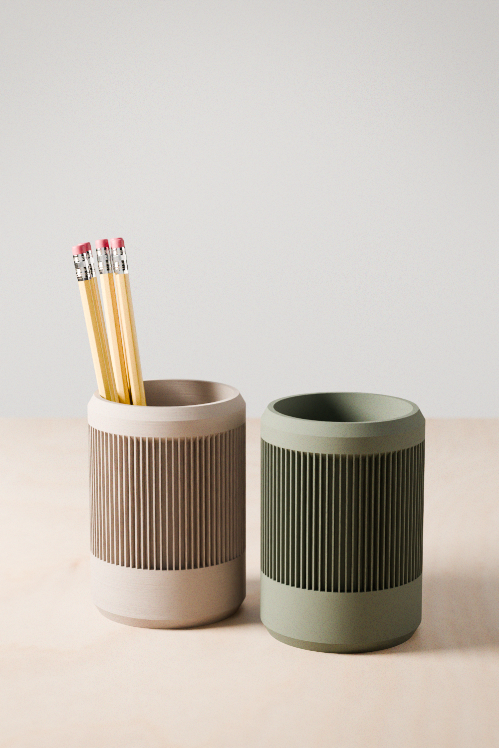 Stream Pencil Holder from Modernized Pottery