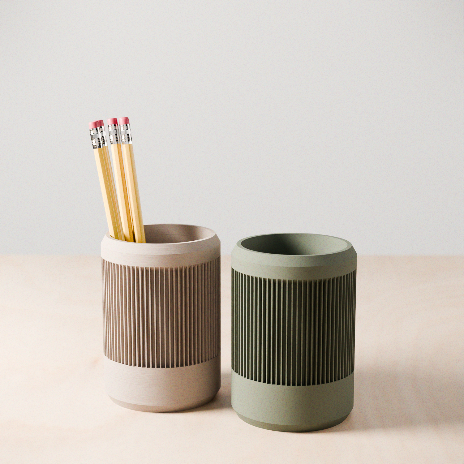 Stream Pencil Holder from Modernized Pottery