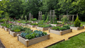 Textured Stone Prefabricated Concrete Garden Bed