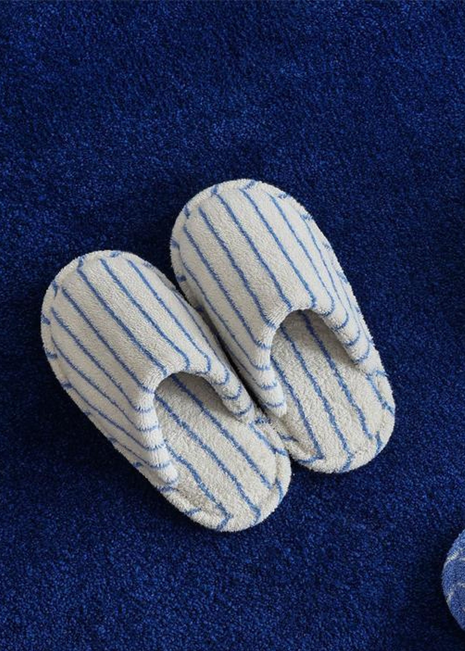 Thin Striped House Slippers