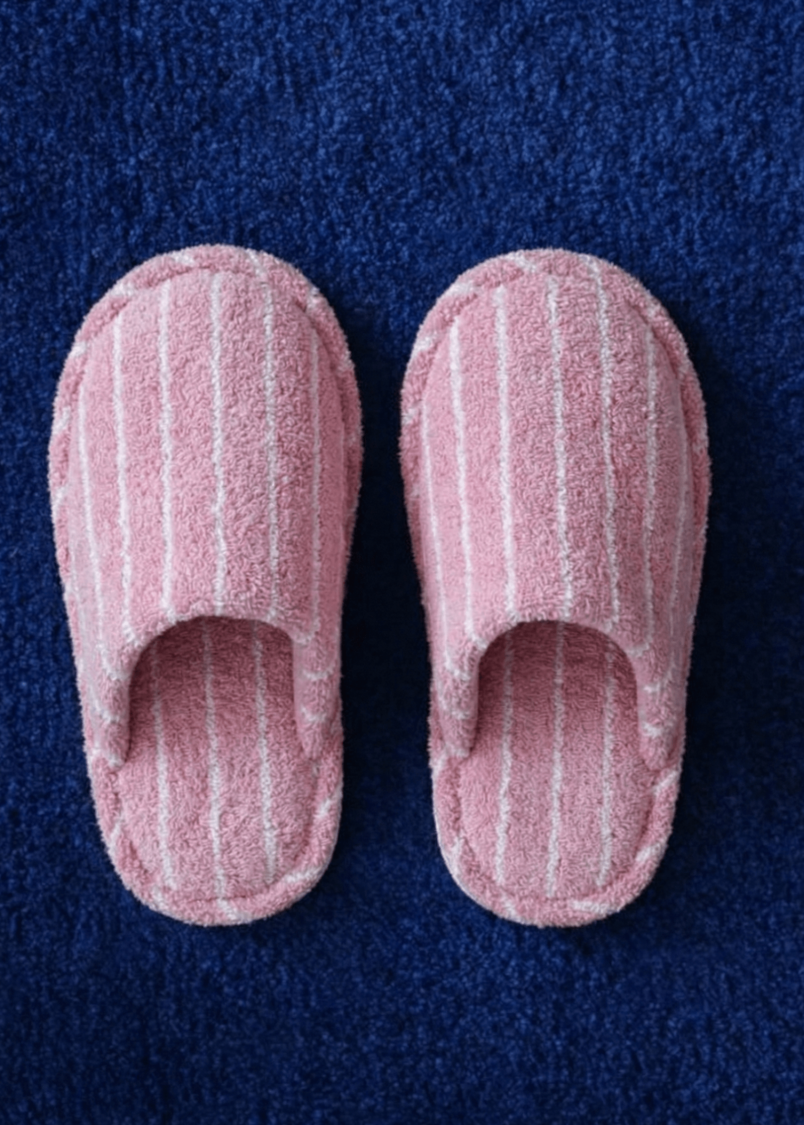 Thin Striped House Slippers