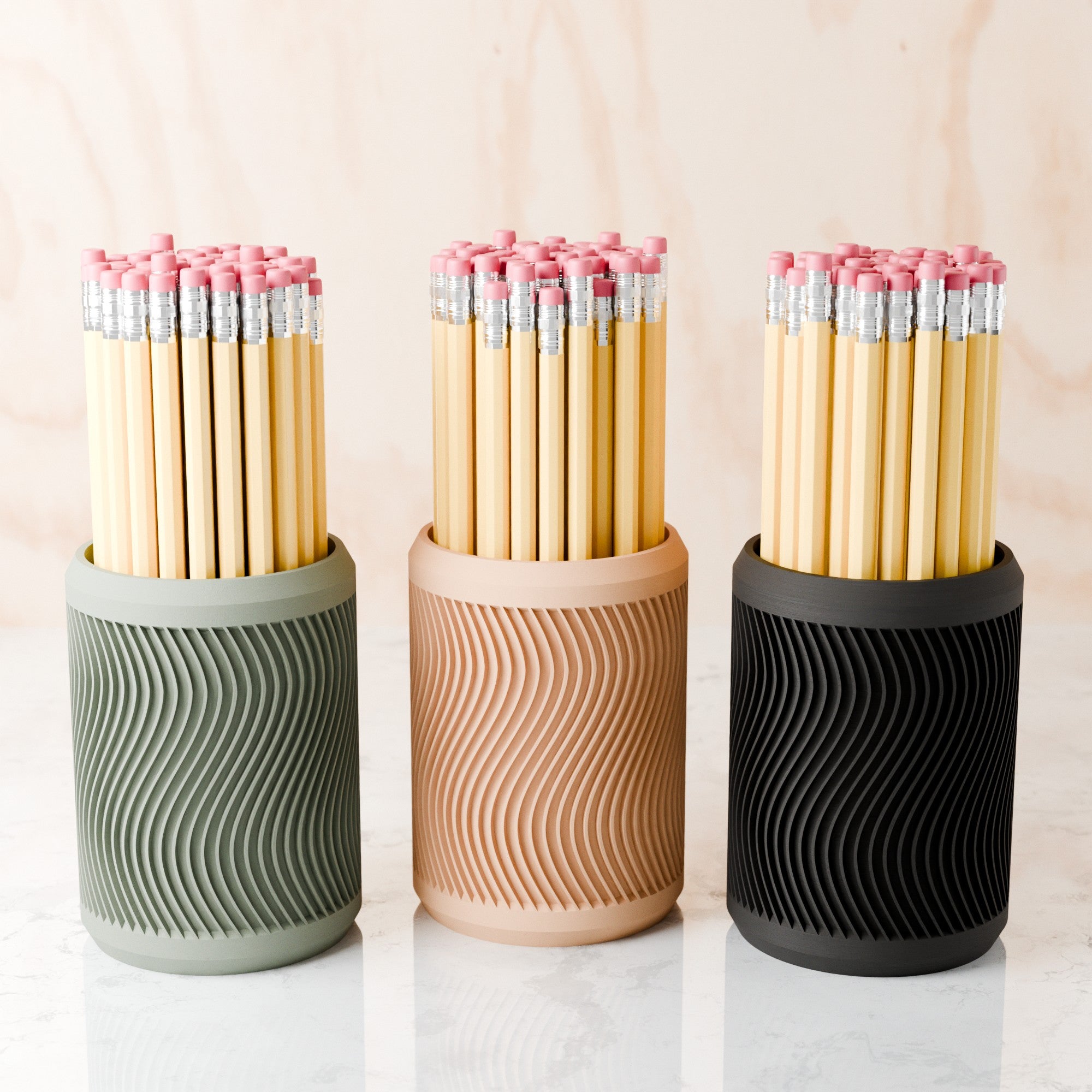 Tidal Pencil Holder from Modernized Pottery