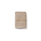 JUNA Check Washcloth, Sand