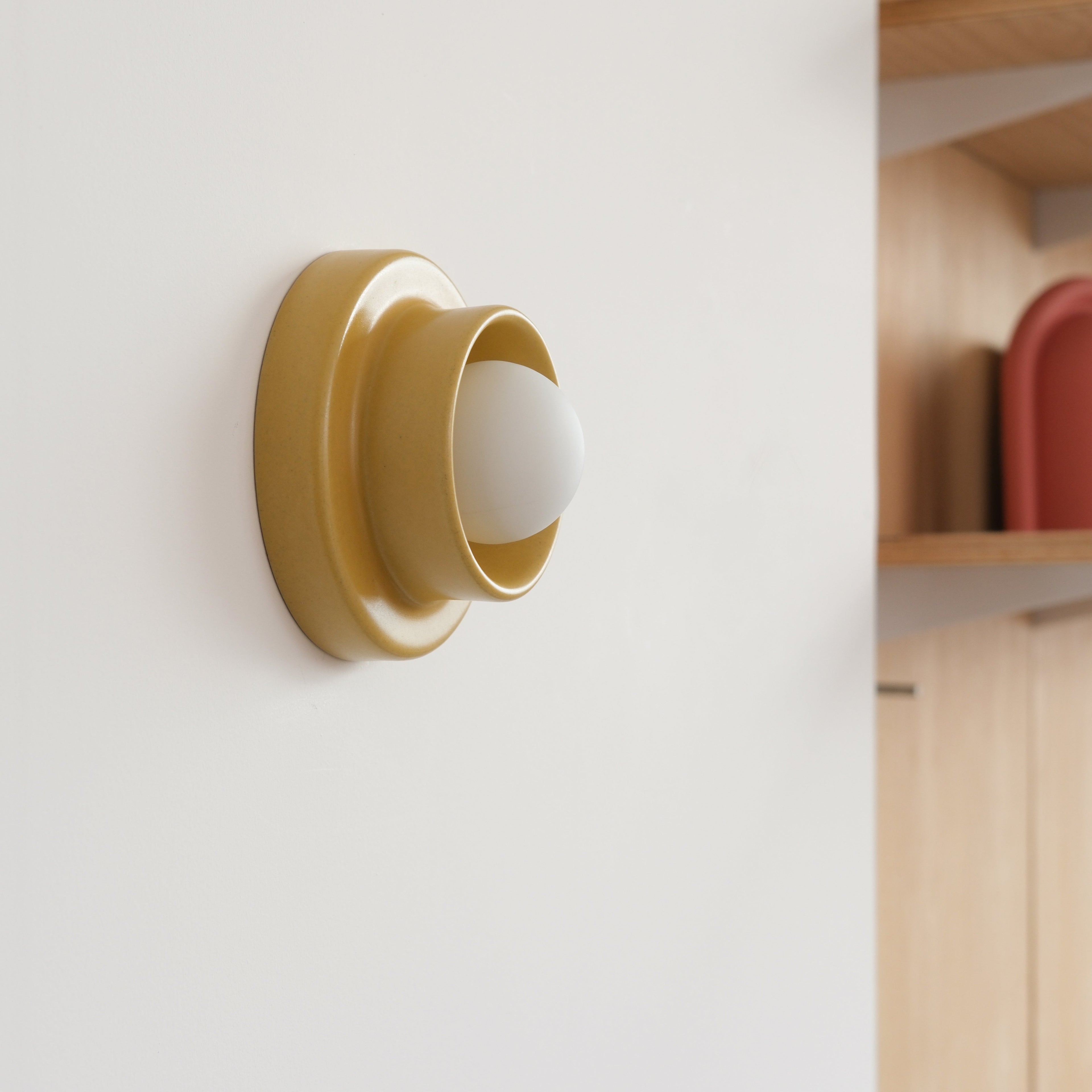 Q Sconce plug-in version with fabric cord